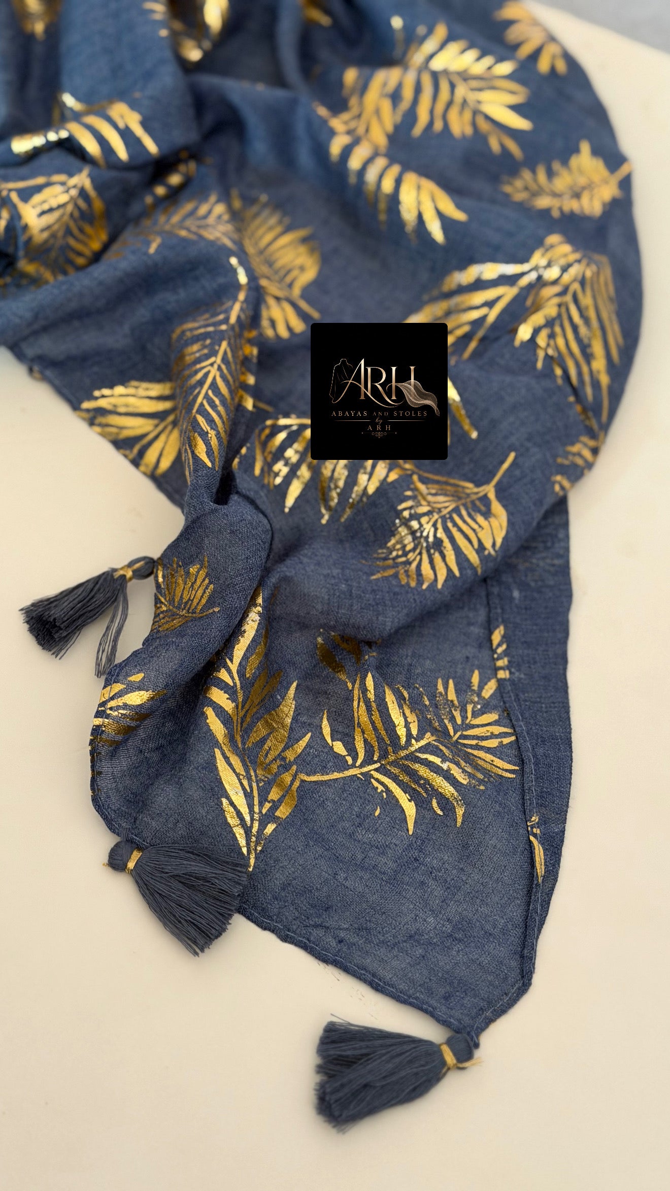 Printed lawn hijab