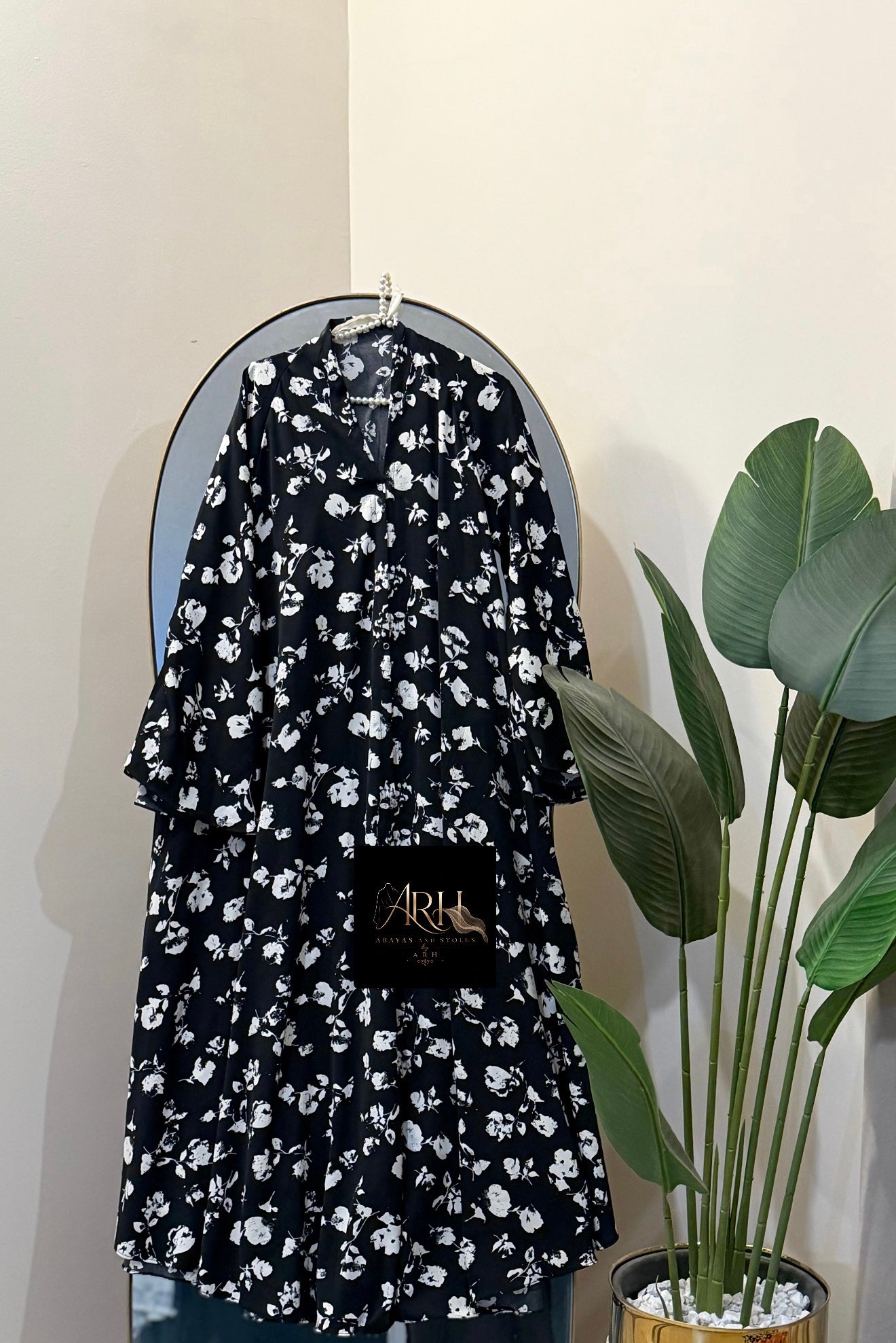 Printed abaya 16