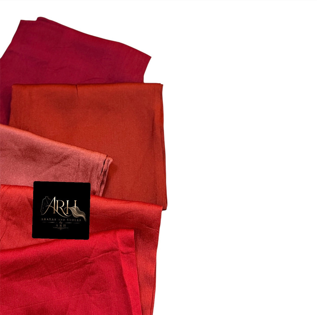 Crinkle silk hijabs