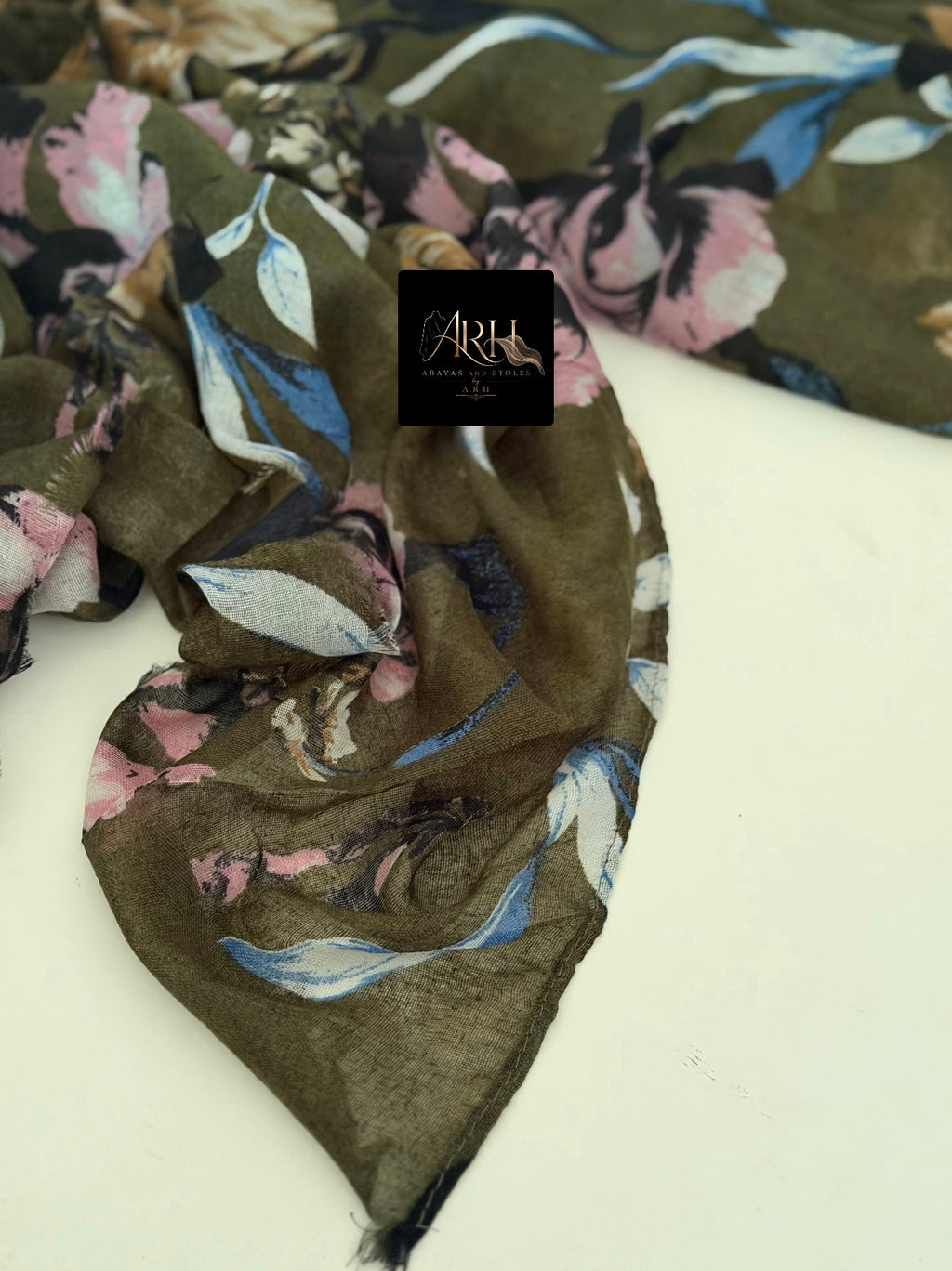 Printed lawn hijab