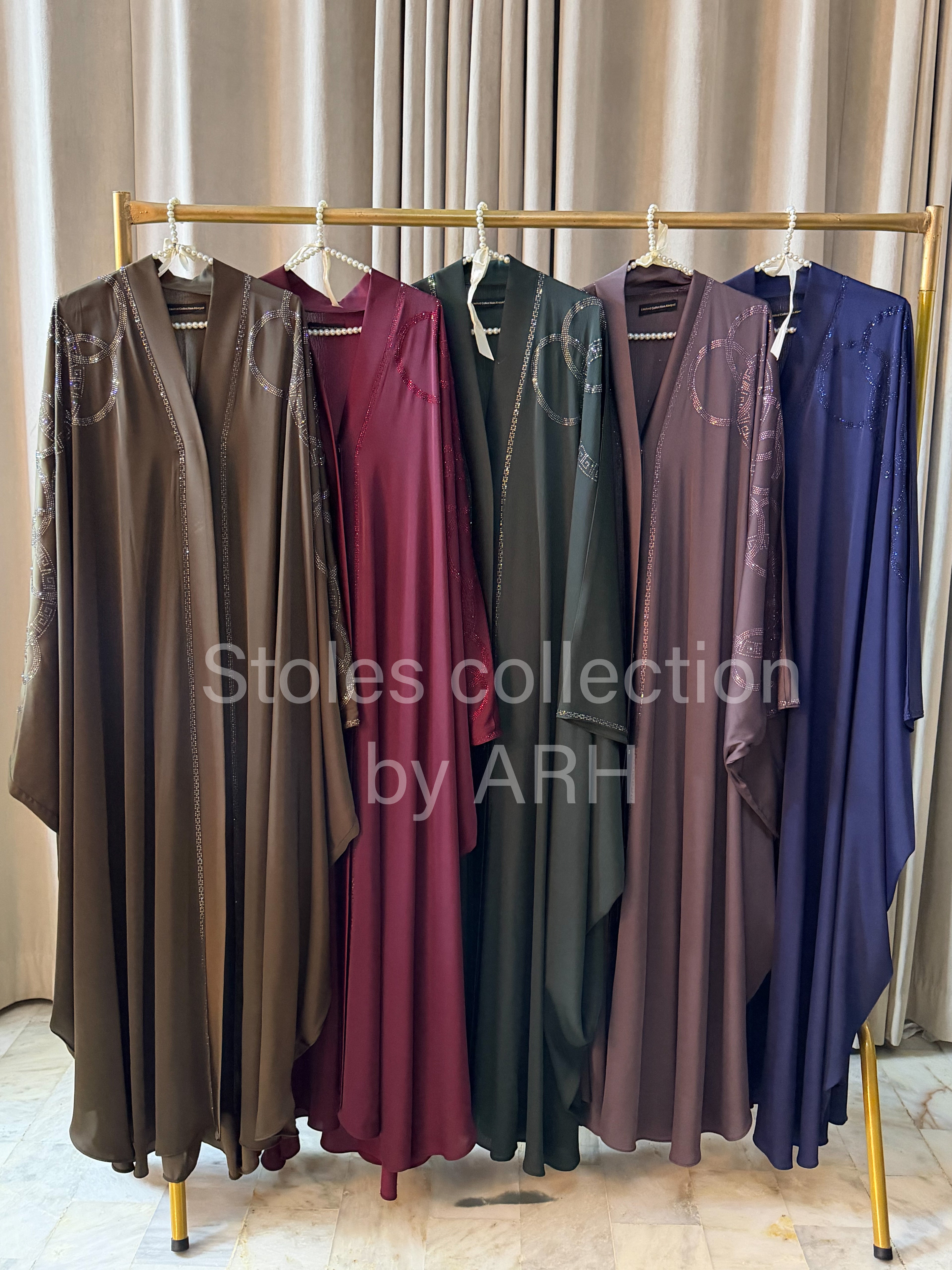DMC stone abaya