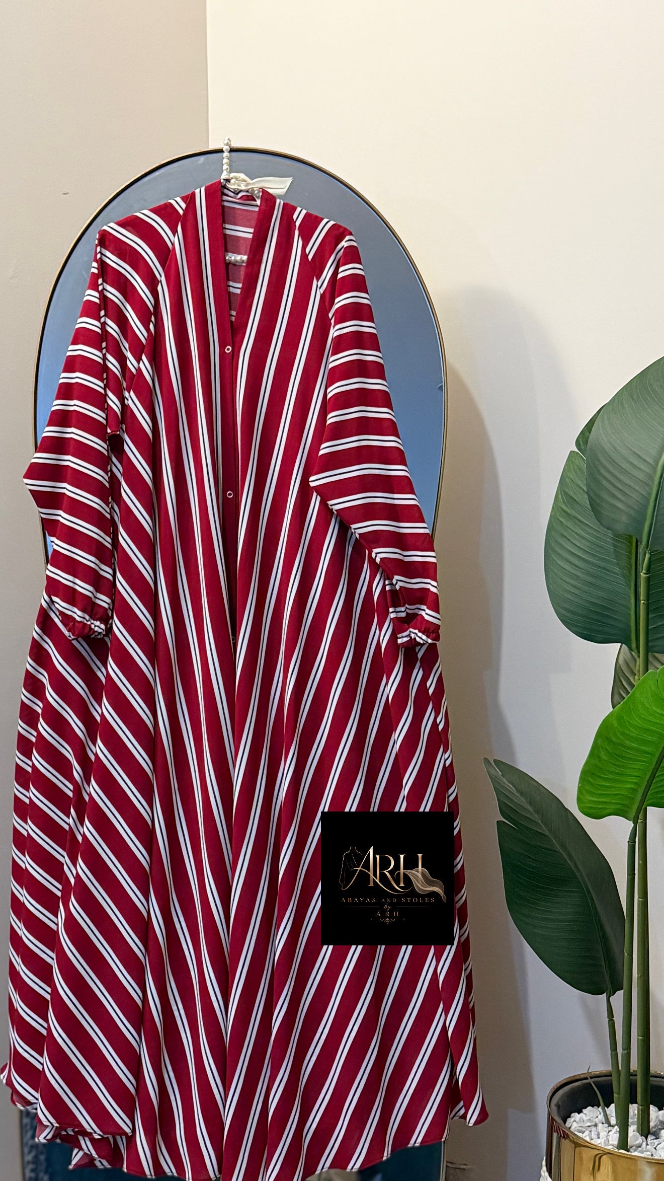 Printed abaya