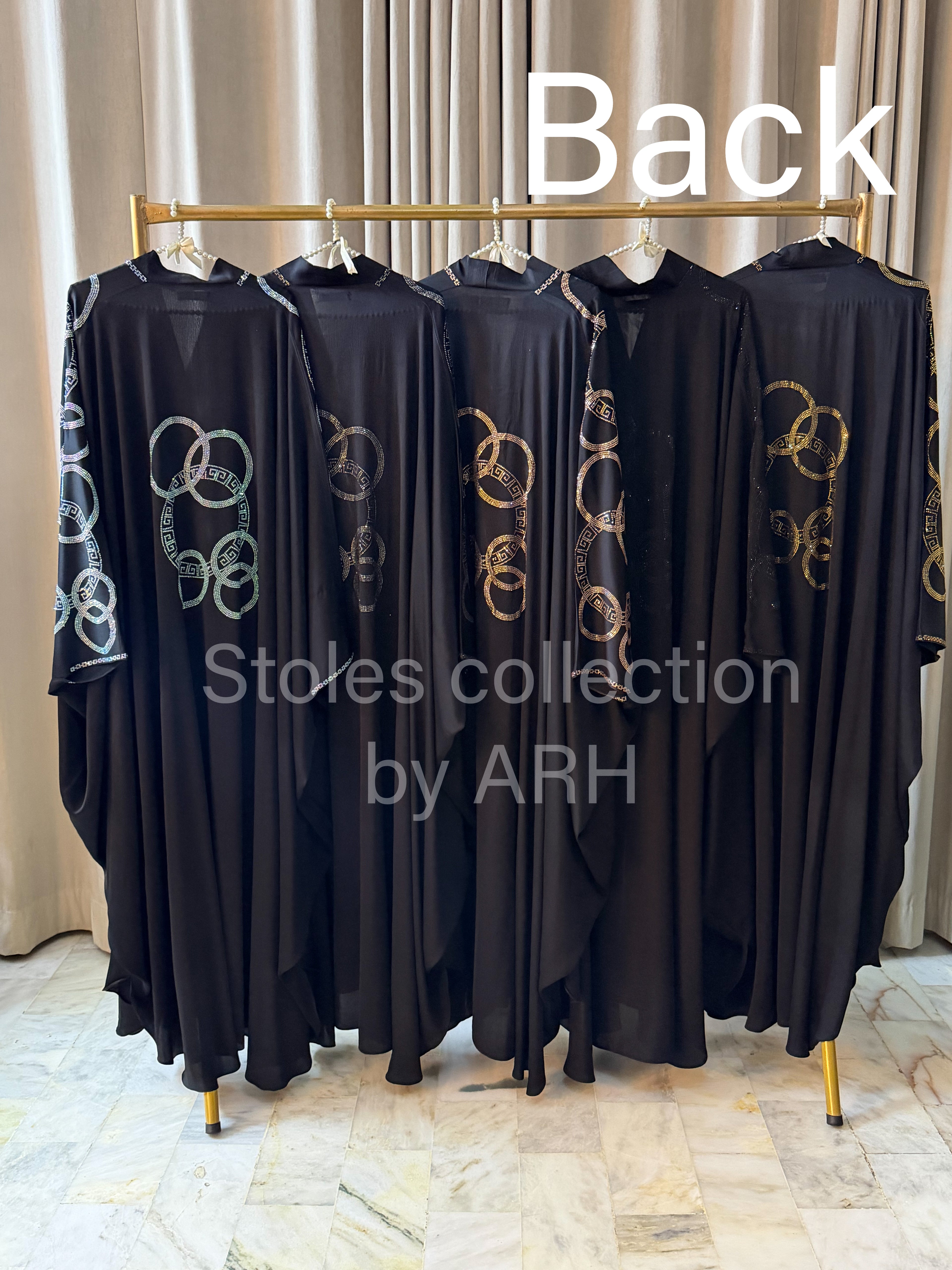 DMC stone abaya