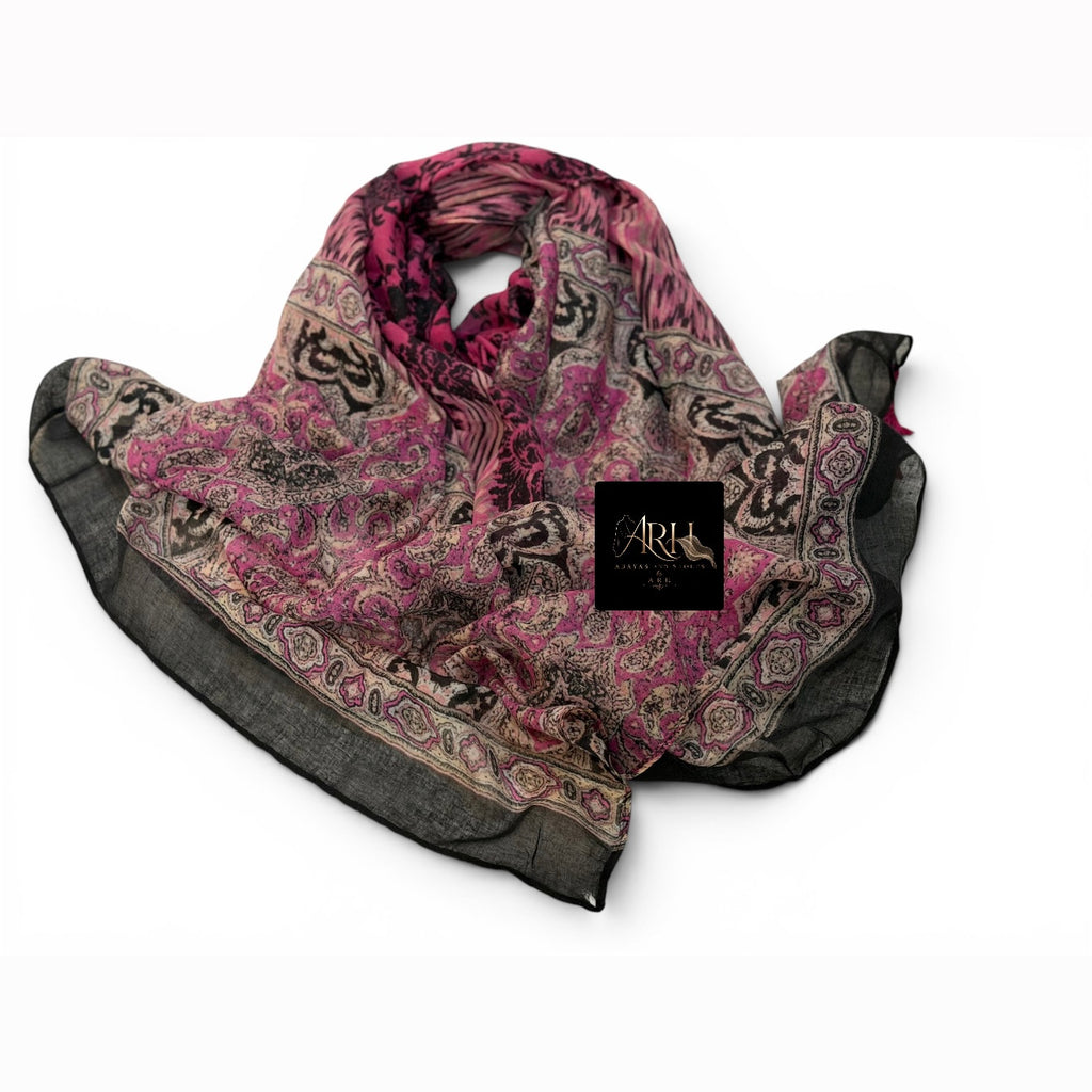 Printed lawn hijab