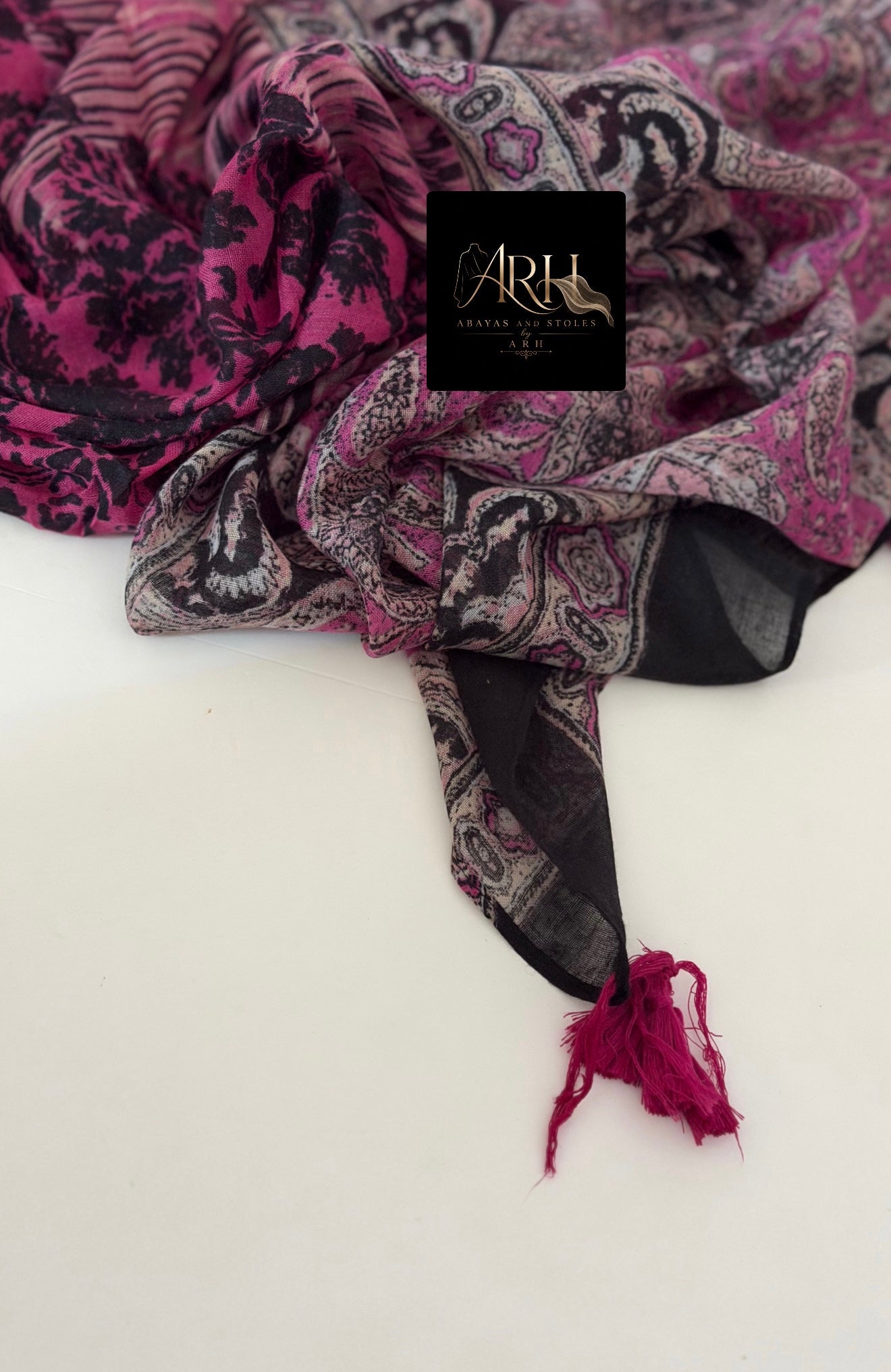 Printed lawn hijab