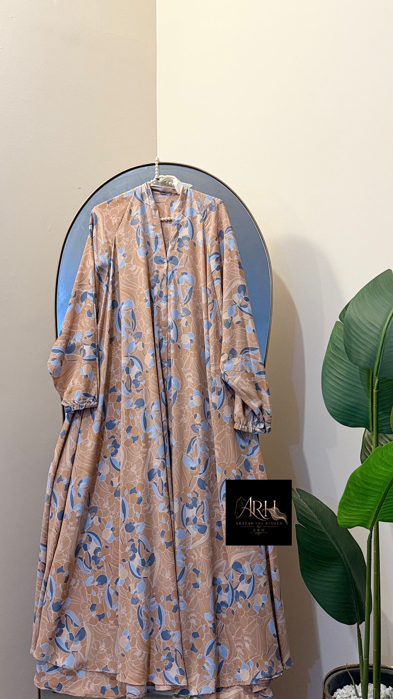 Printed abaya