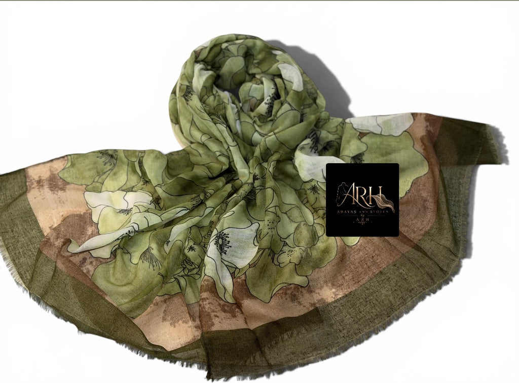 Printed Lawn hijab