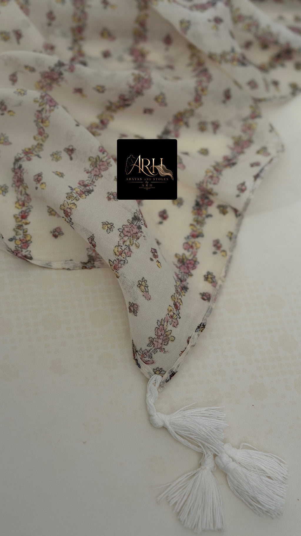 Printed lawn hijab