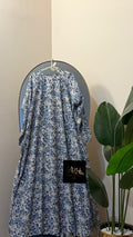 Printed maxi abaya