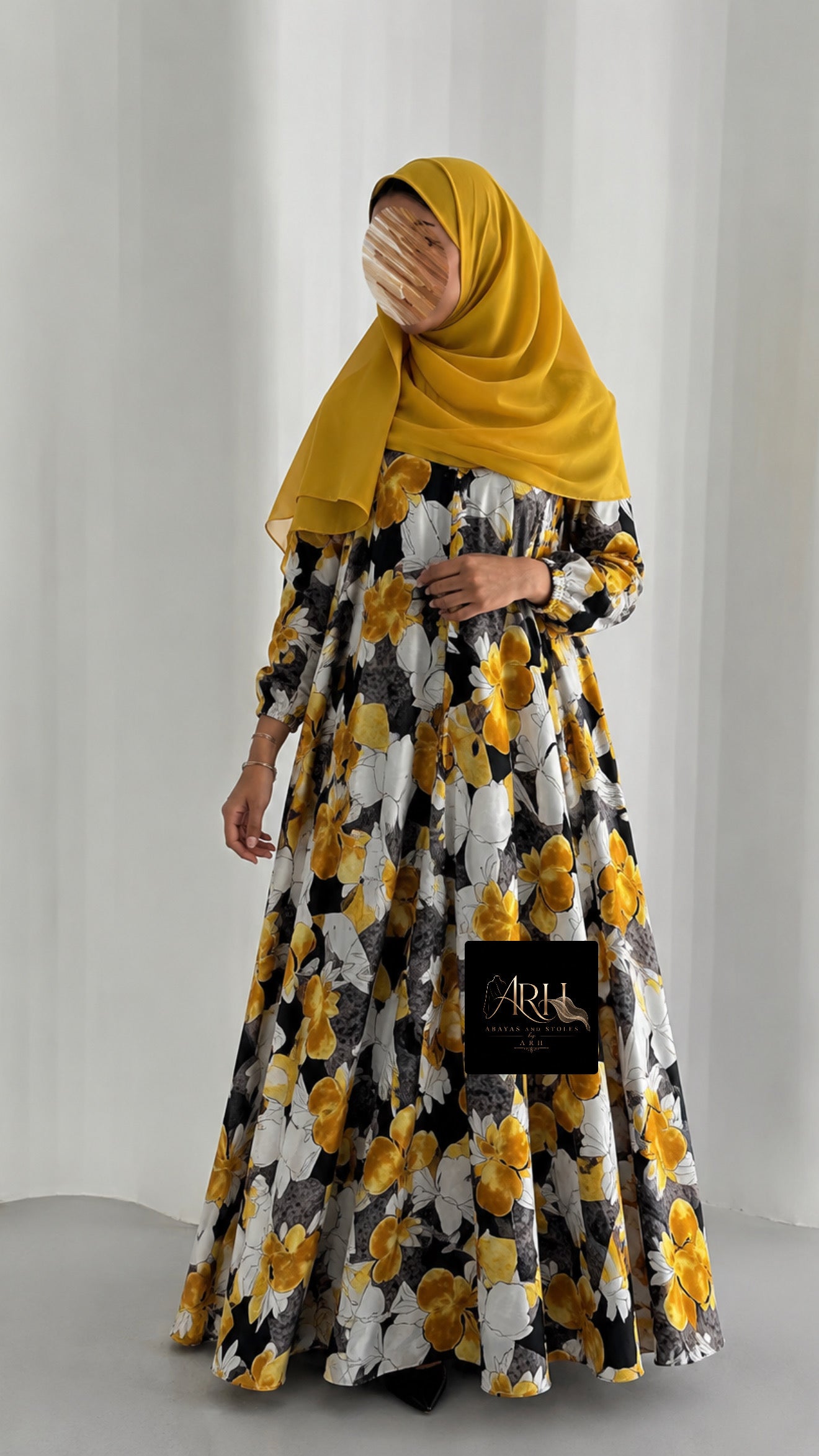 Printed Maxi abaya