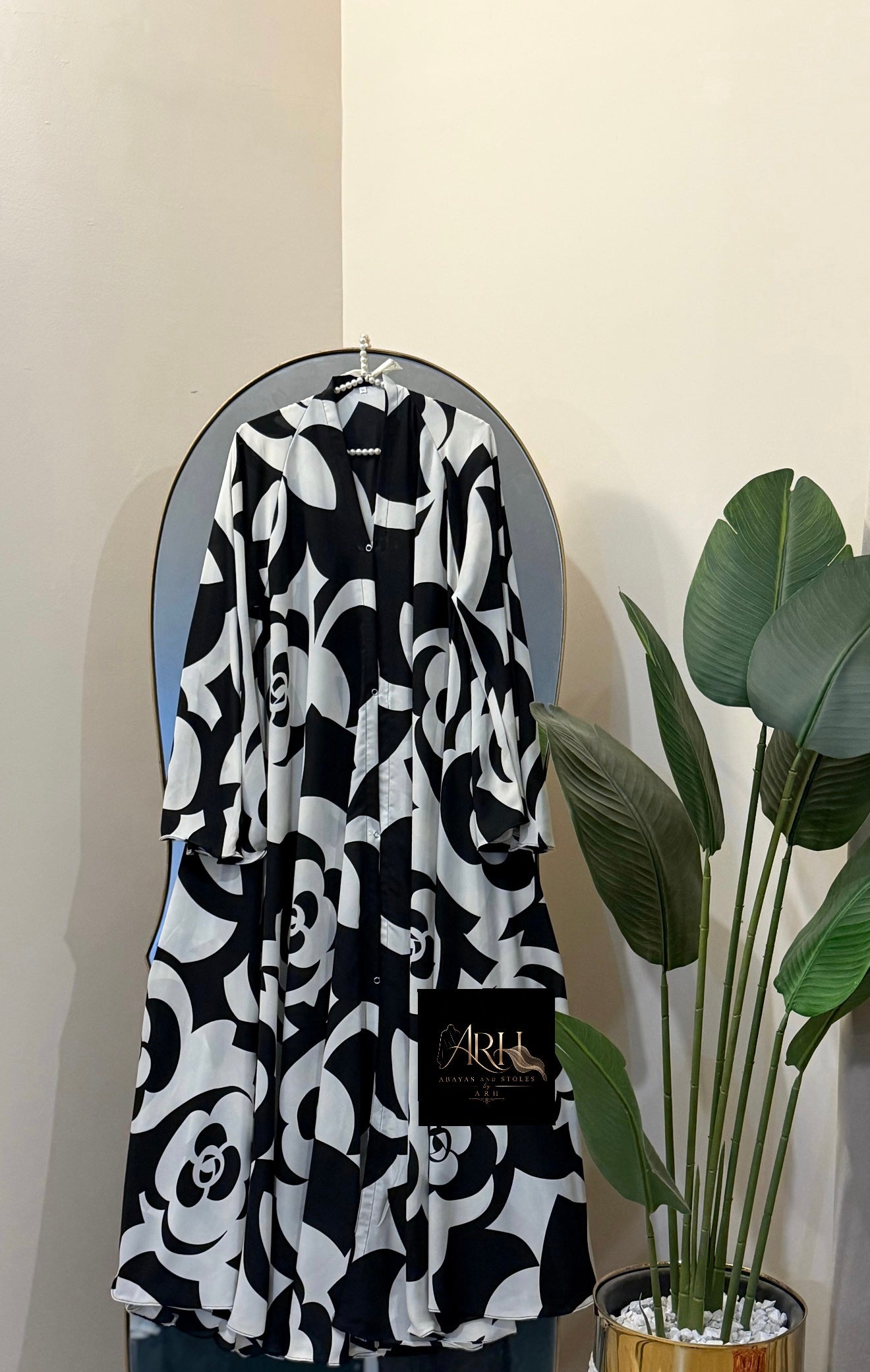 Printed abaya 17