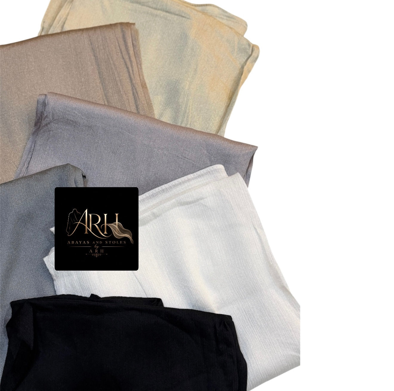 Crinkle silk hijab