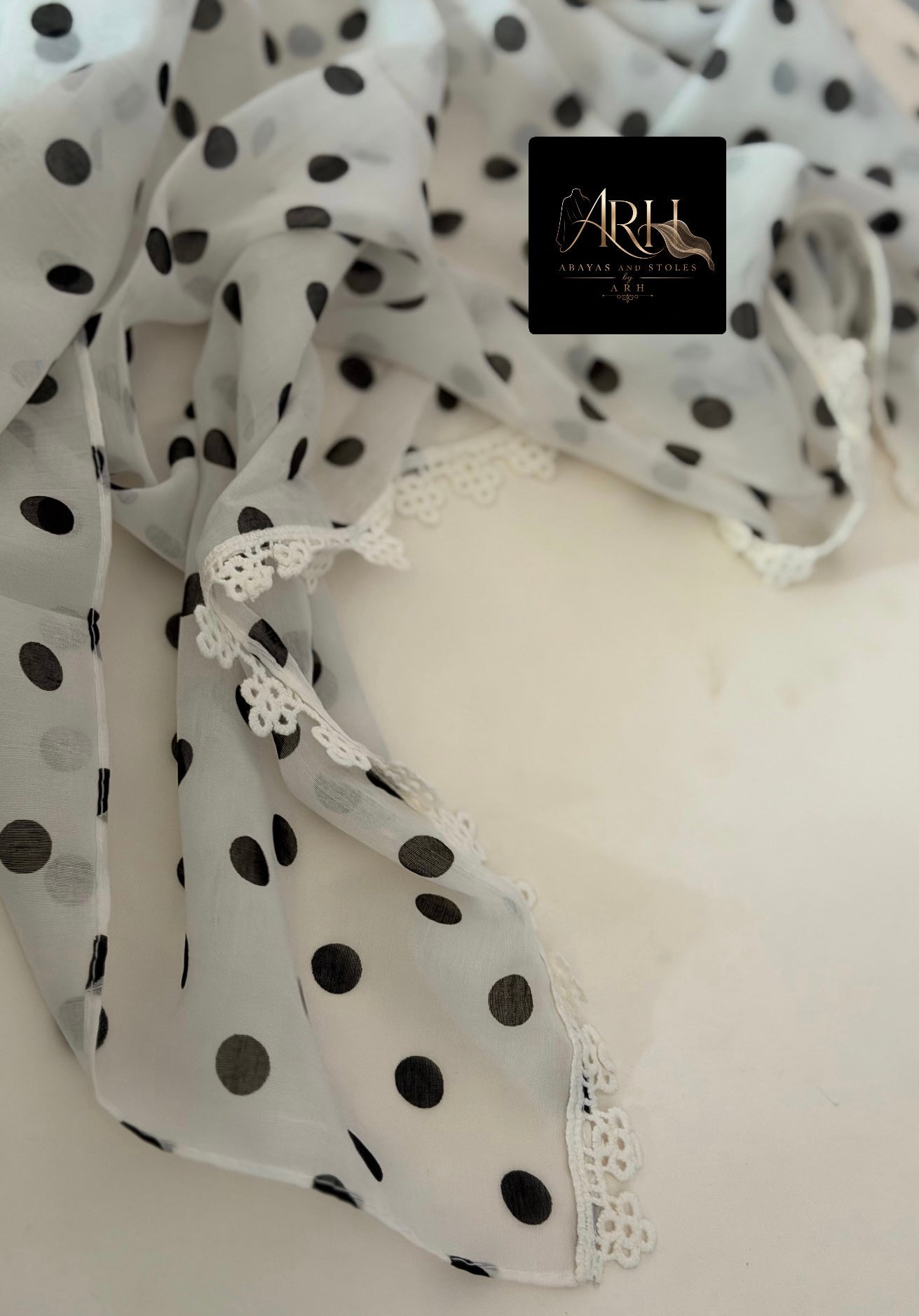 Printed lawn hijab
