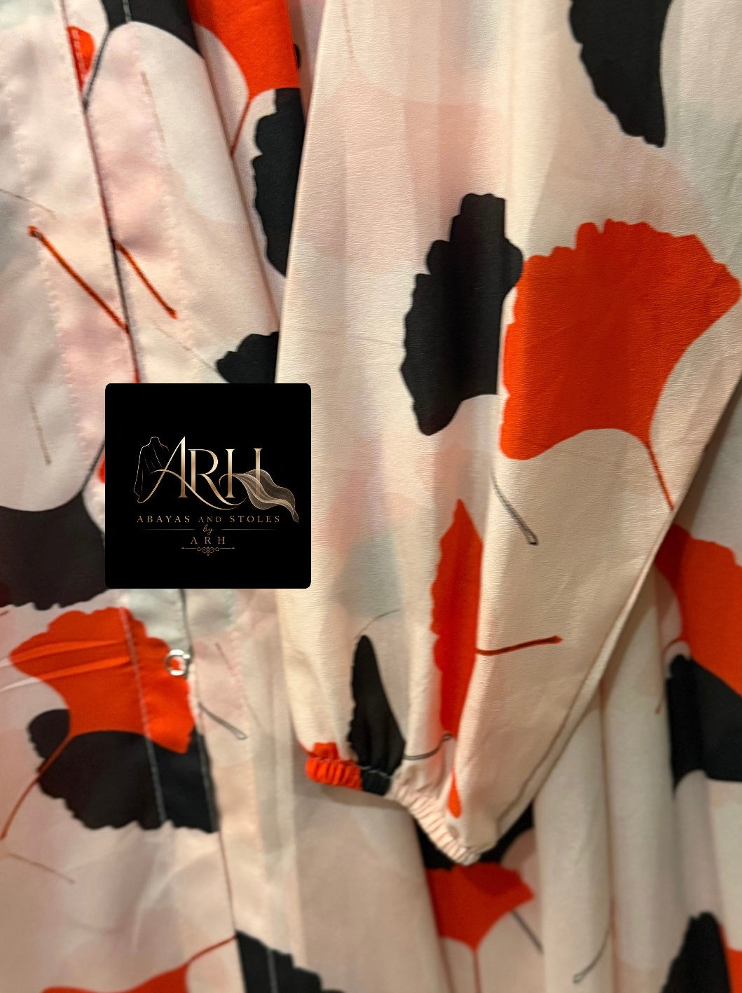 Printed abaya 11