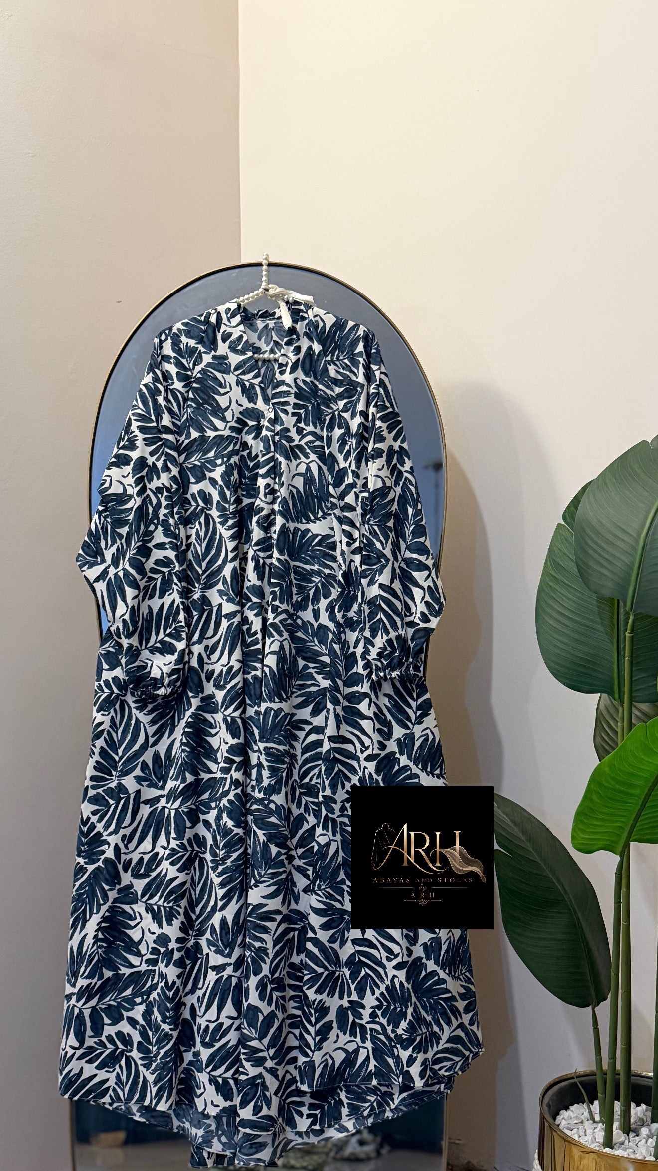 Printed Abaya