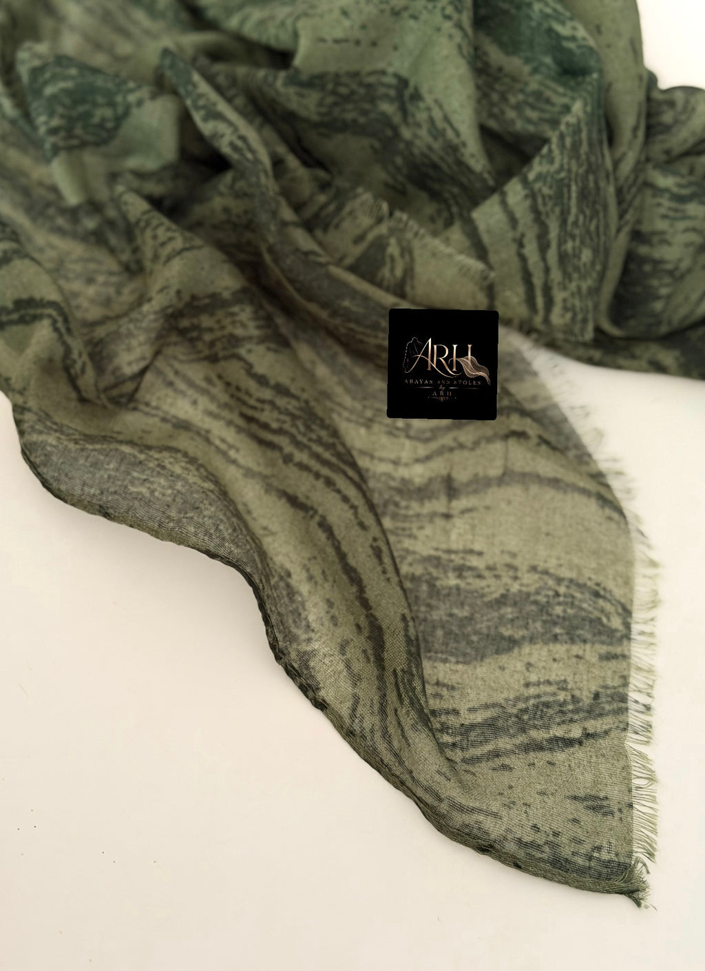 Printed lawn hijab