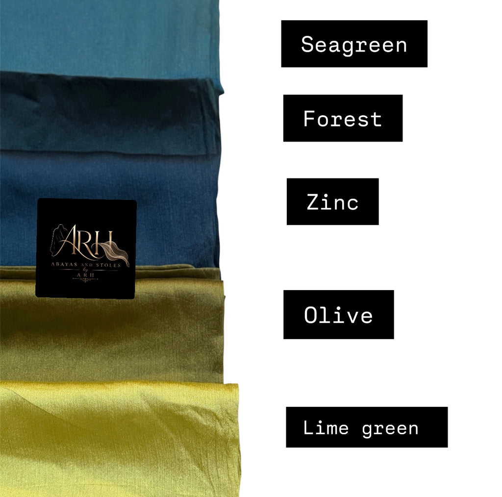 Crinkle silk Hijabs