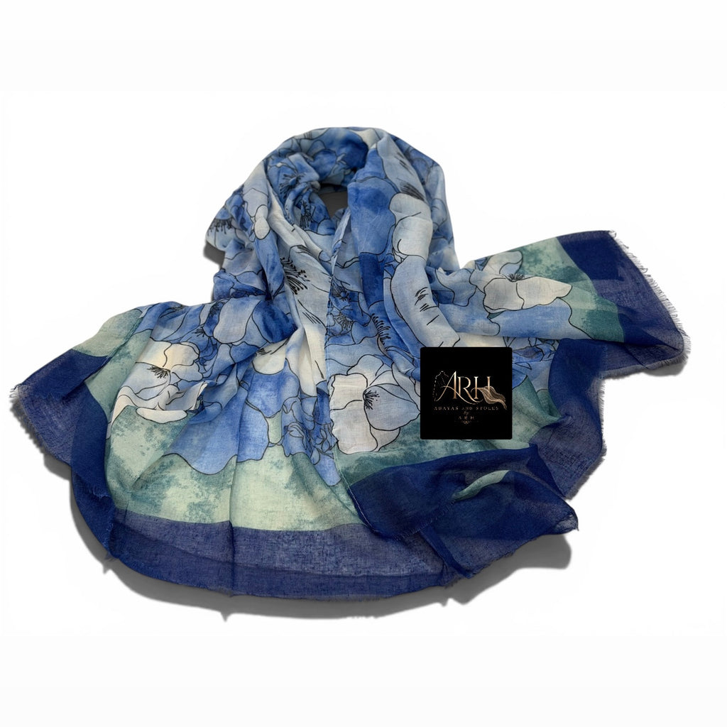 Printed Lawn hijab