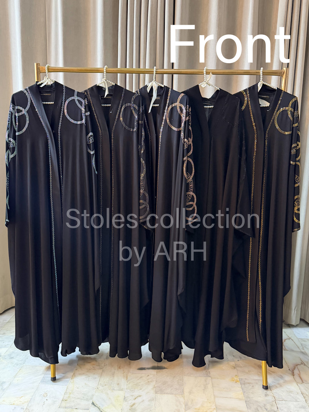 DMC stone abaya