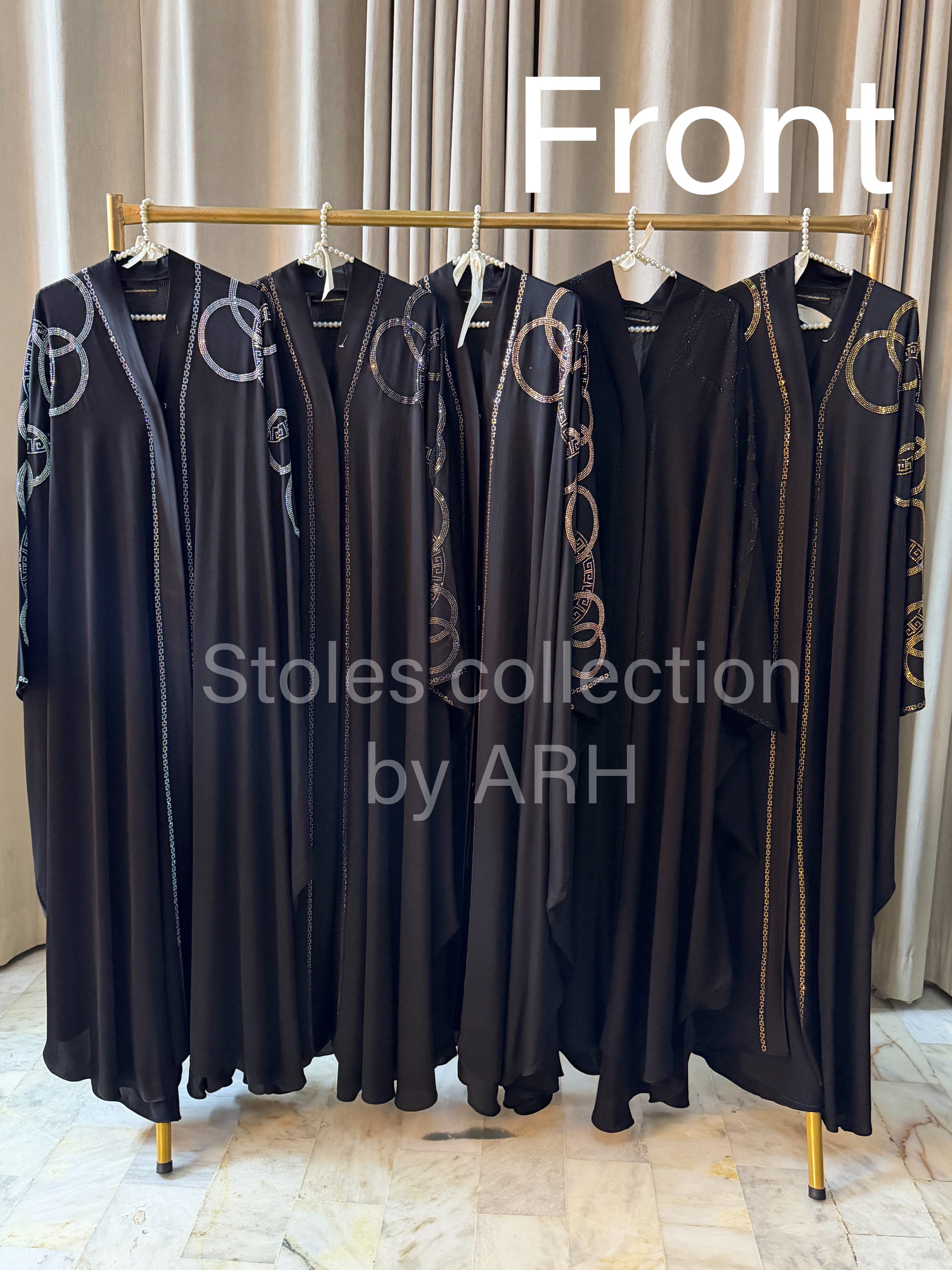 DMC stone abaya