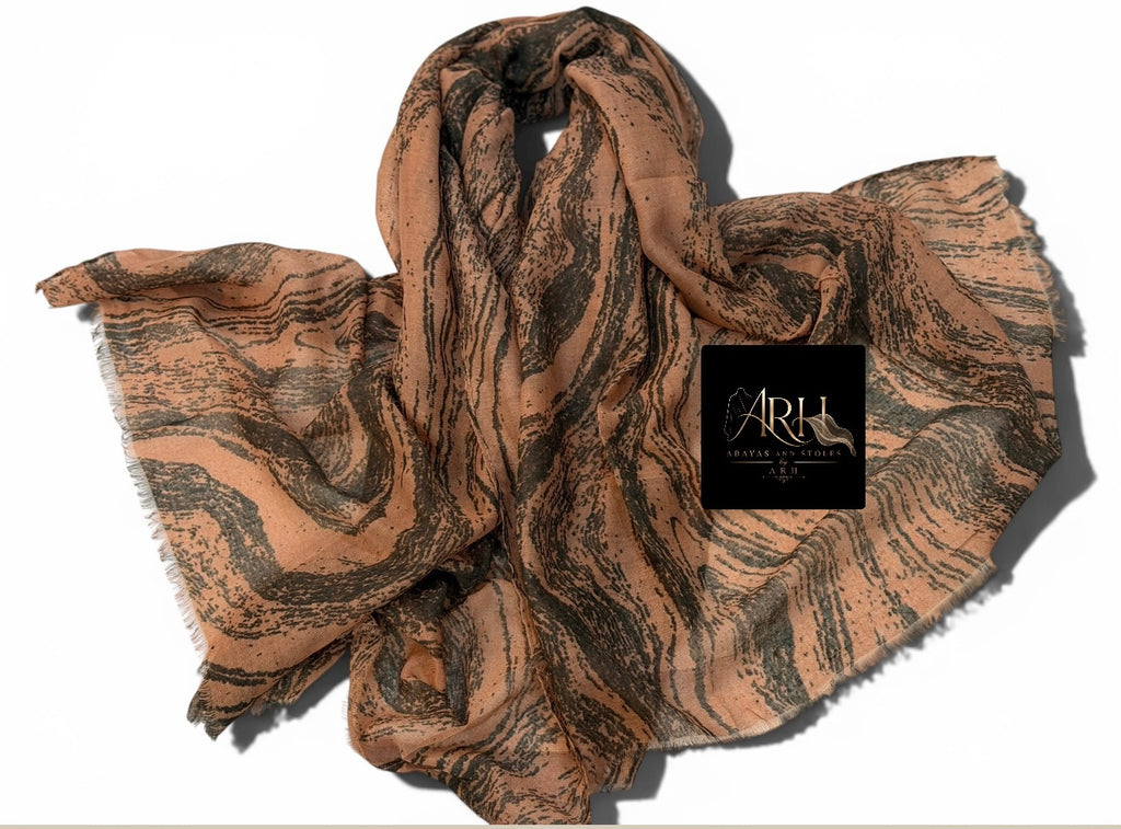 Printed Lawn hijab