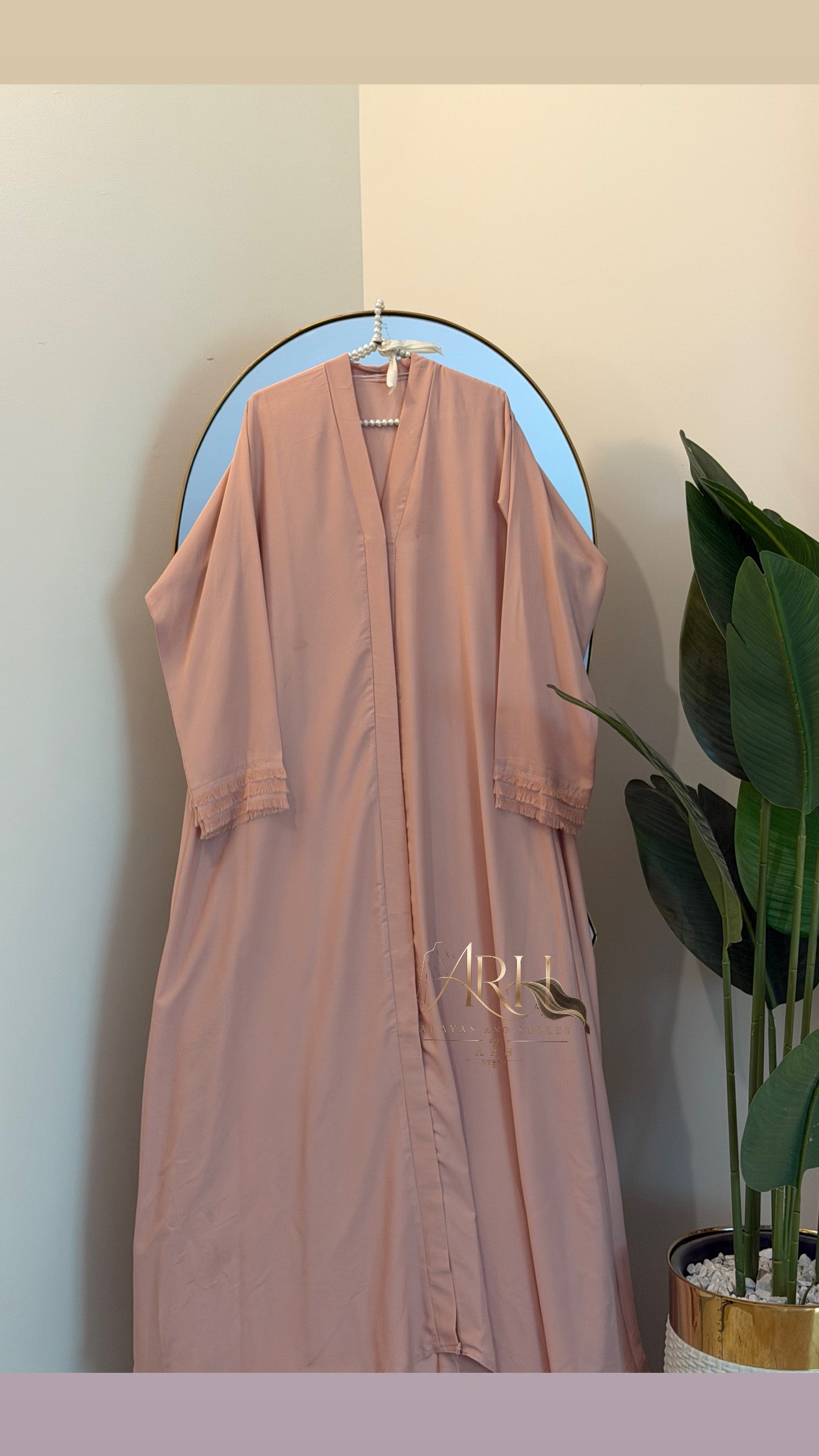 Dusty Pink abaya