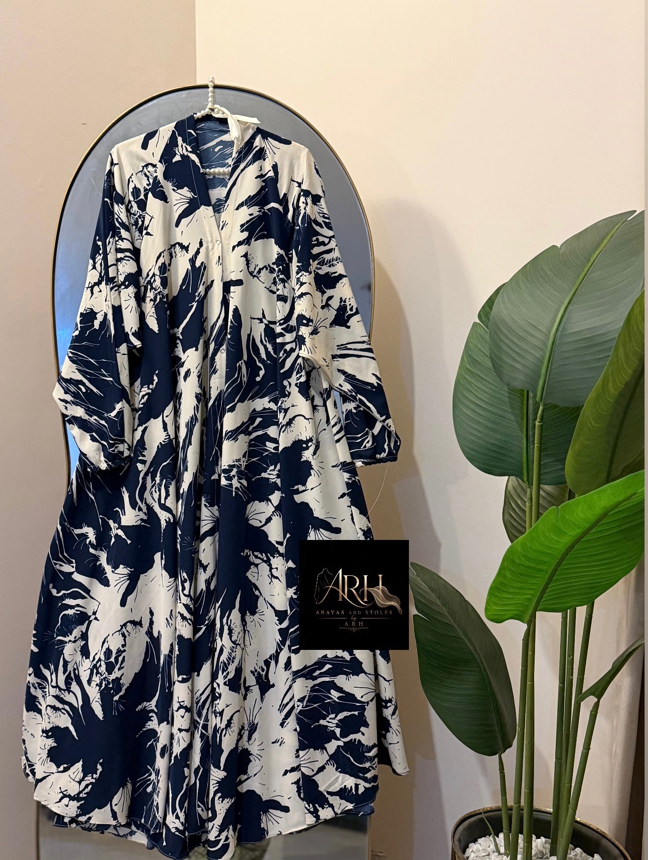 Printed Abaya