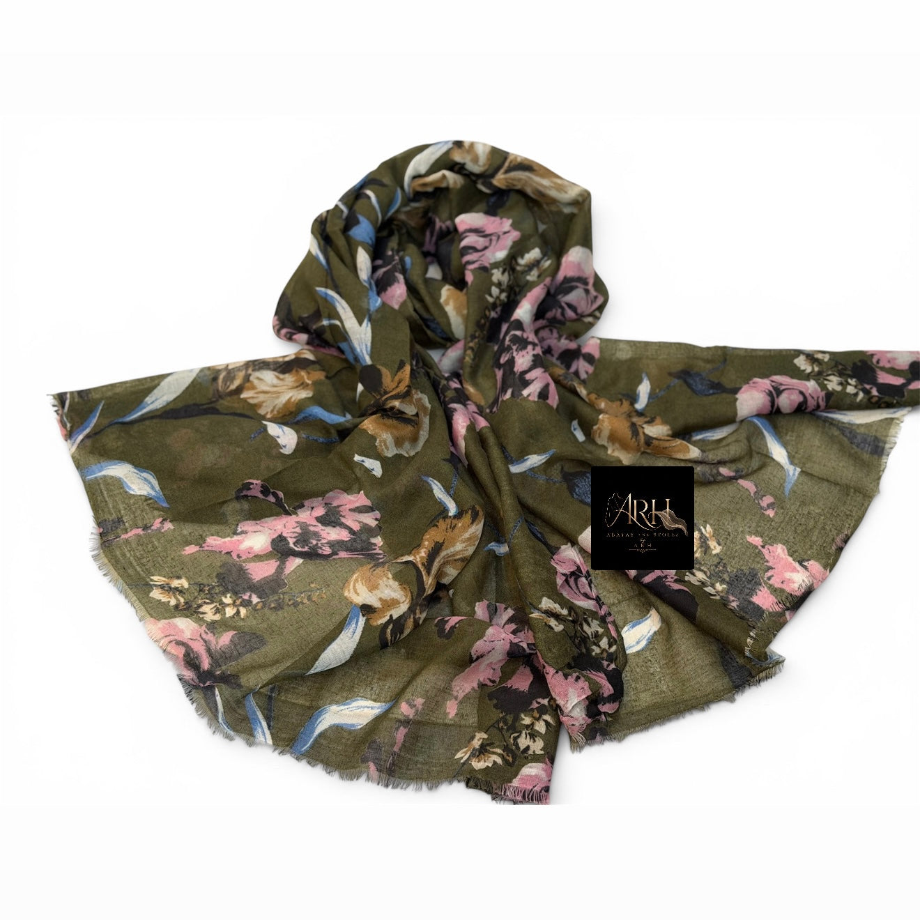 Printed lawn hijab