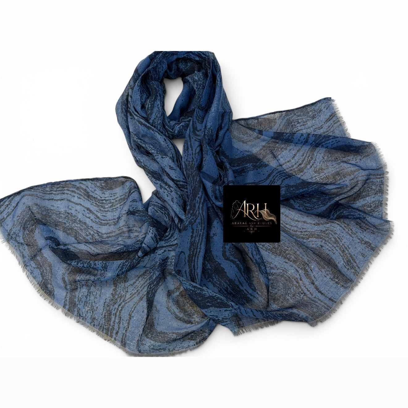 Printed lawn hijab