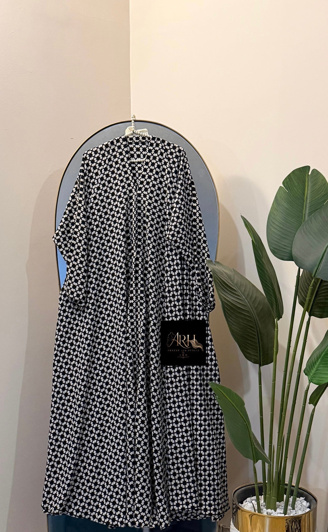 Printed abaya 07
