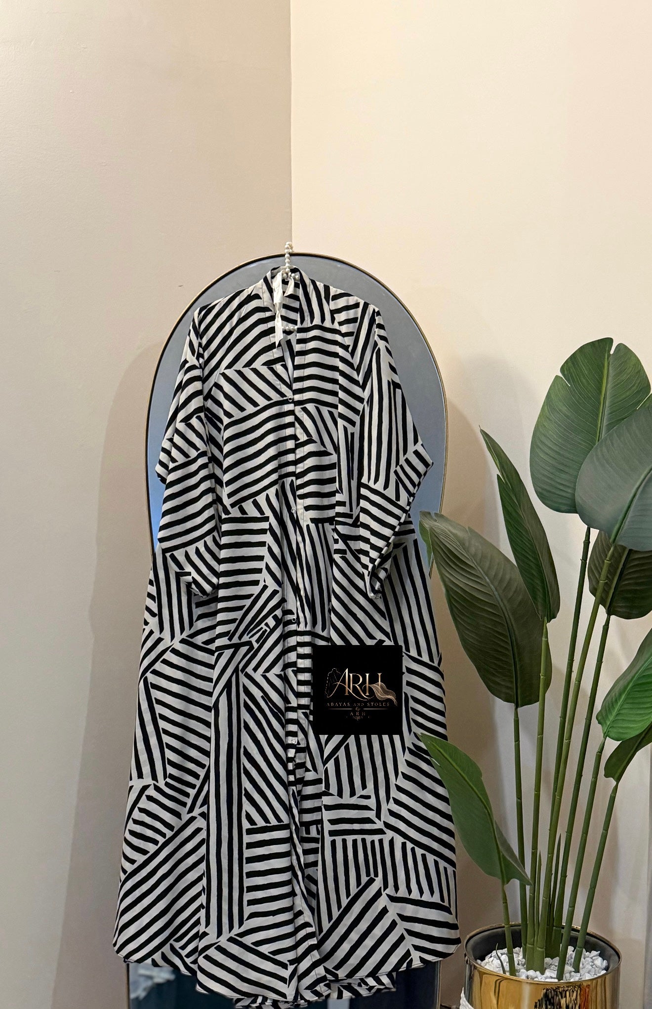 Printed Abaya 13