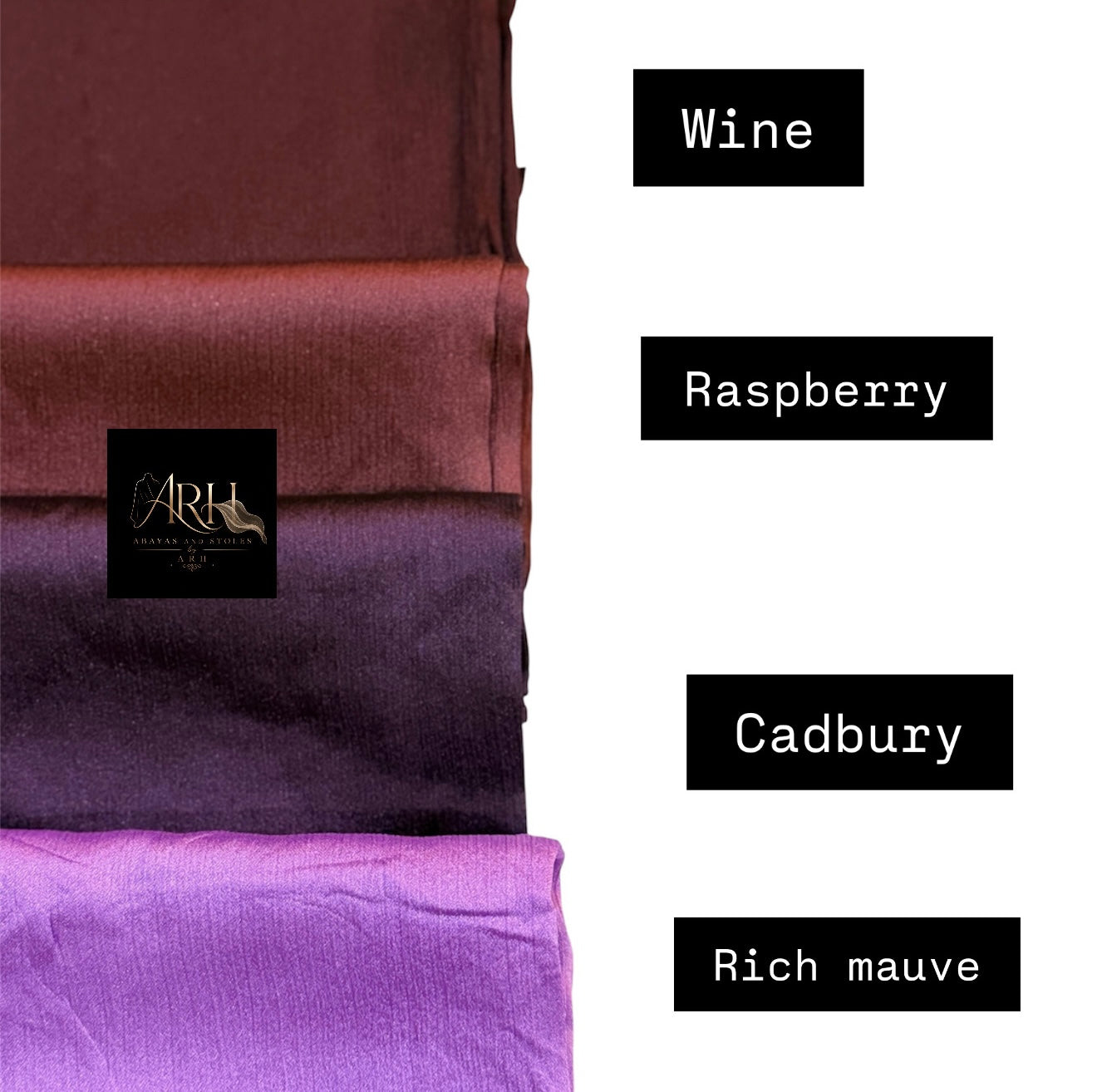 Crinkle silk hijabs