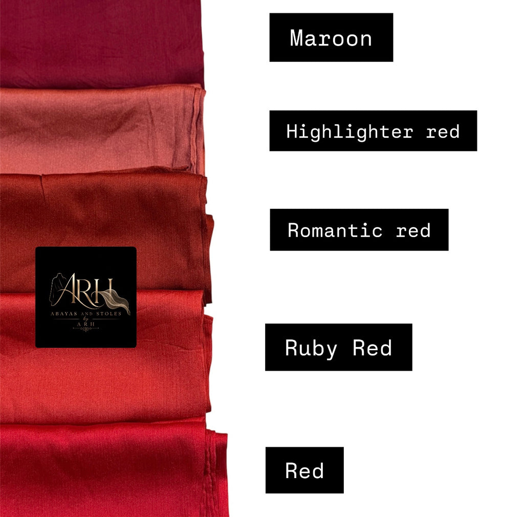 Crinkle silk hijabs