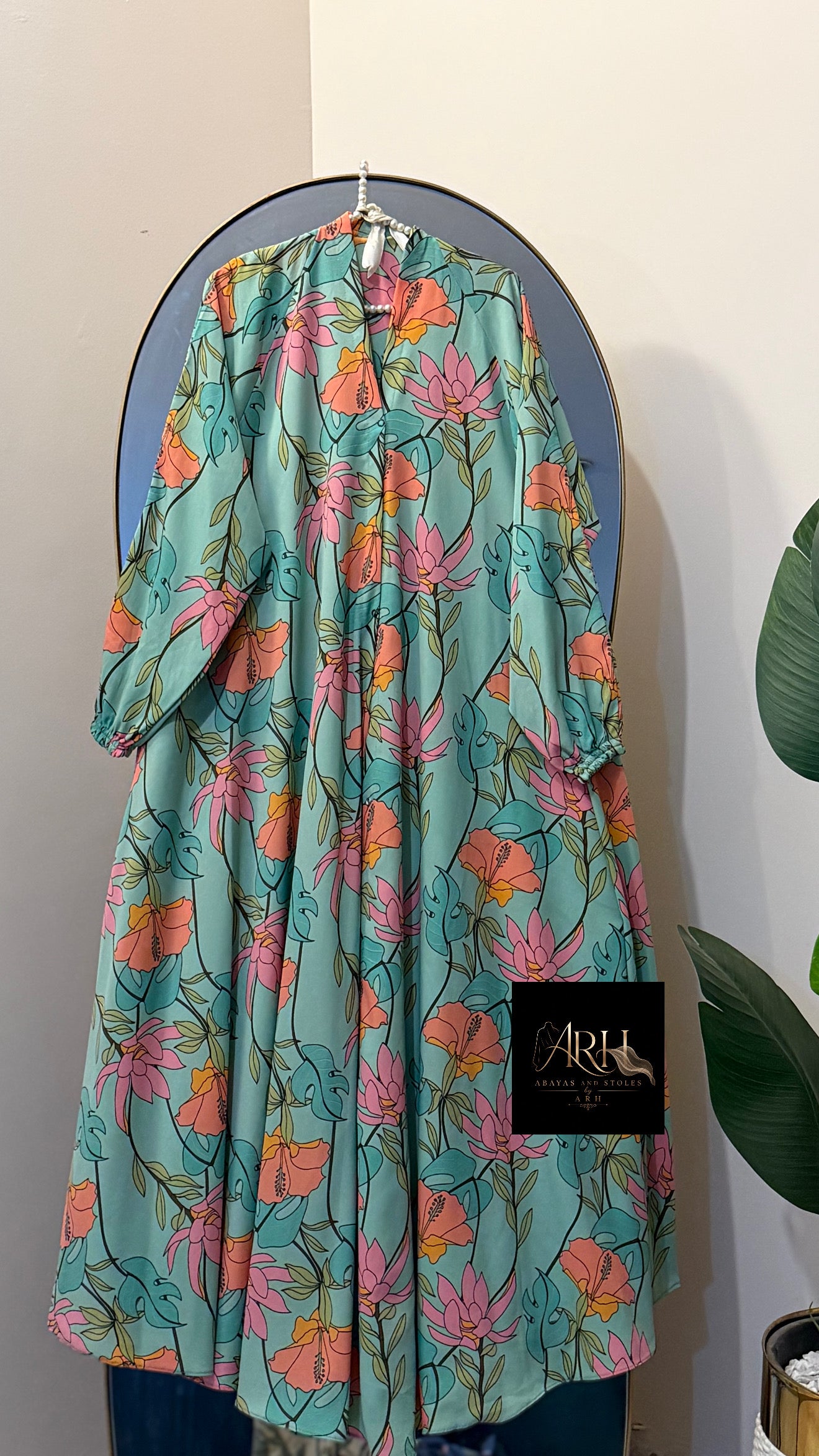 Printed Abaya
