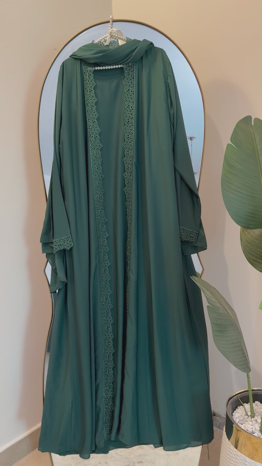 Solid Abaya